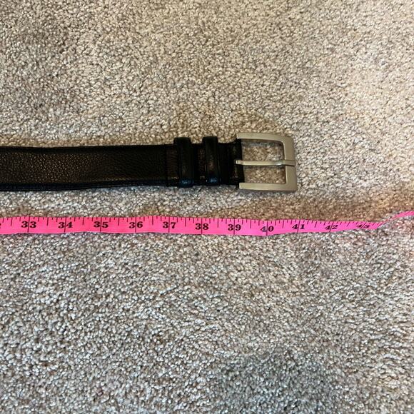 Barney's New‎ York Genuine Italian Leather Black Belt 34/85 - Picture 8 of 8